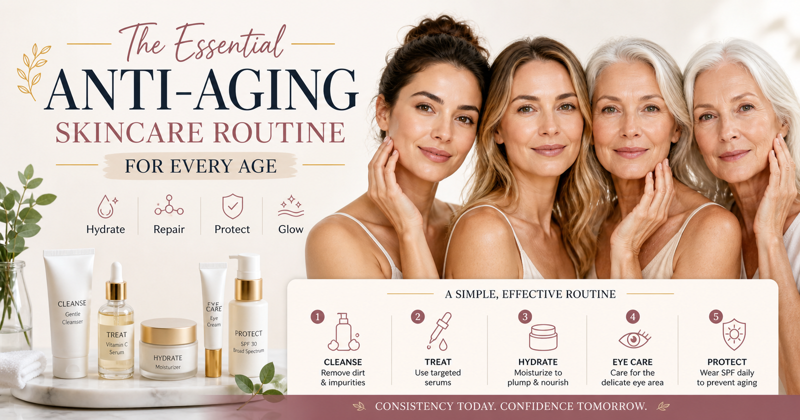 The Essential Anti-Aging Skincare Routine for Every Age