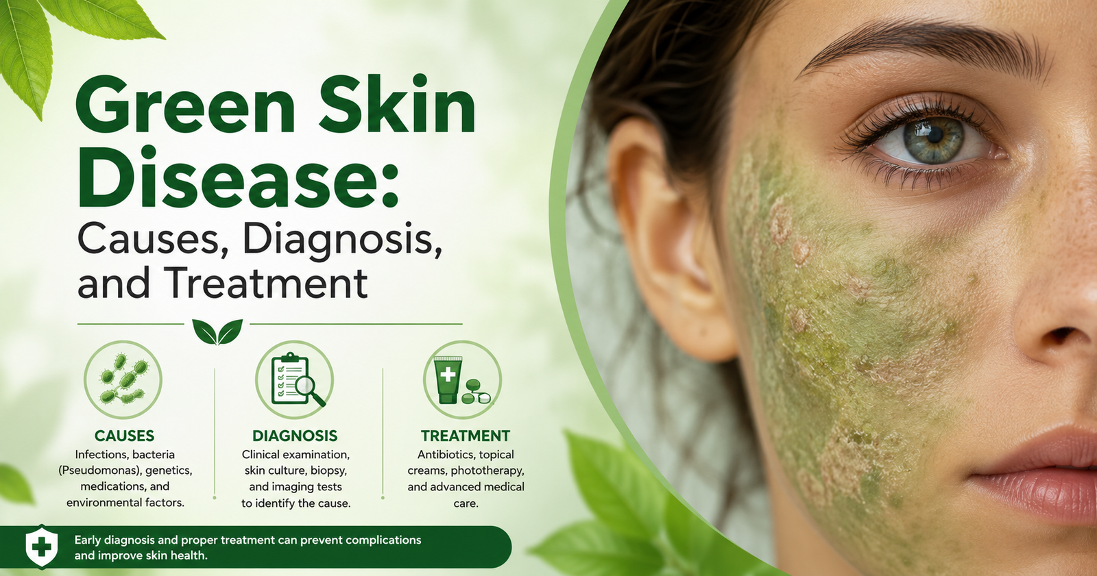 Green Skin Disease: Causes, Diagnosis, and Treatment