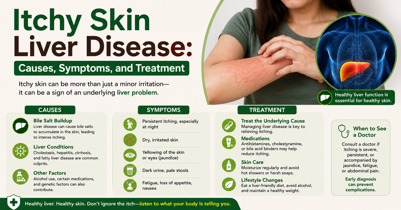Itchy Skin Liver Disease: Causes, Symptoms, and Treatment
