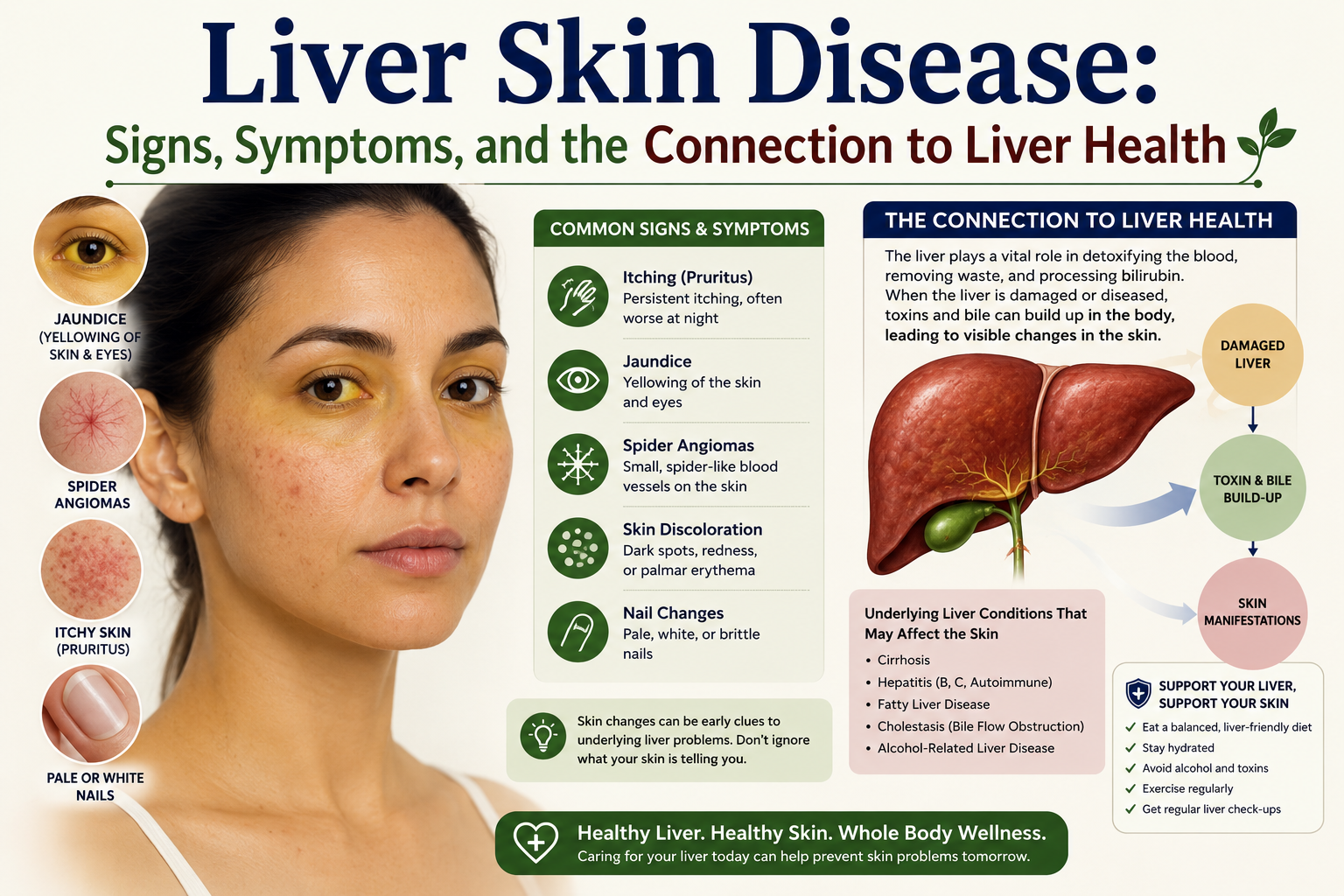 Liver Skin Disease: Signs, Symptoms, and the Connection to Liver Health