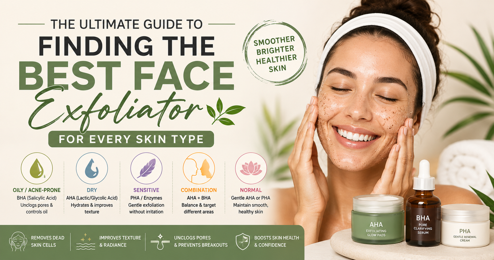 The Ultimate Guide to Finding the Best Face Exfoliator for Every Skin Type
