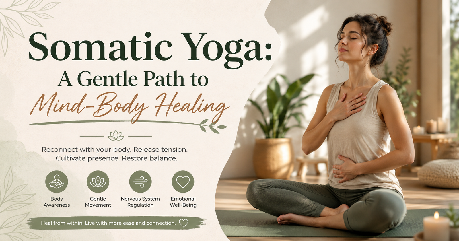 Somatic Yoga: A Gentle Path to Mind-Body Healing