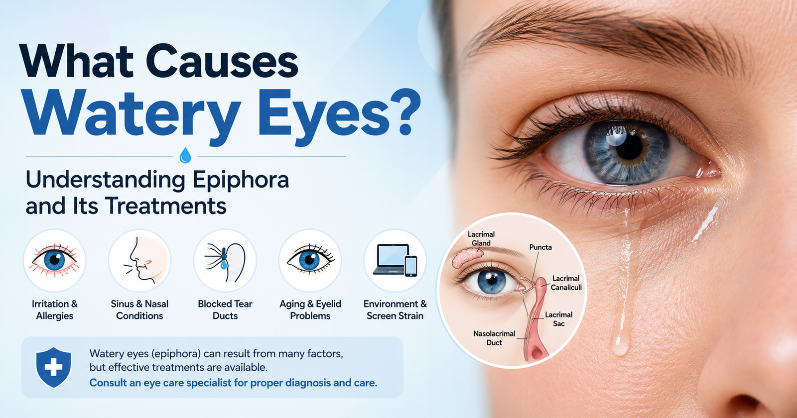 What Causes Watery Eyes? Understanding Epiphora and Its Treatments