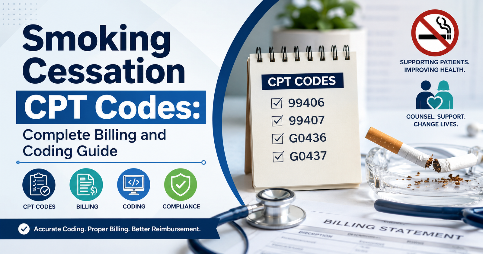 Smoking Cessation CPT Codes: Complete Billing and Coding Guide